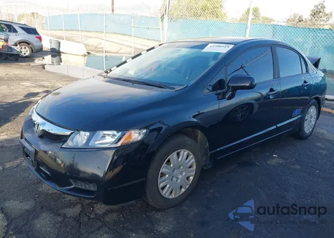 2009 Honda Civic Gx из США, поврежденный, VIN 1HGFA46509L000837